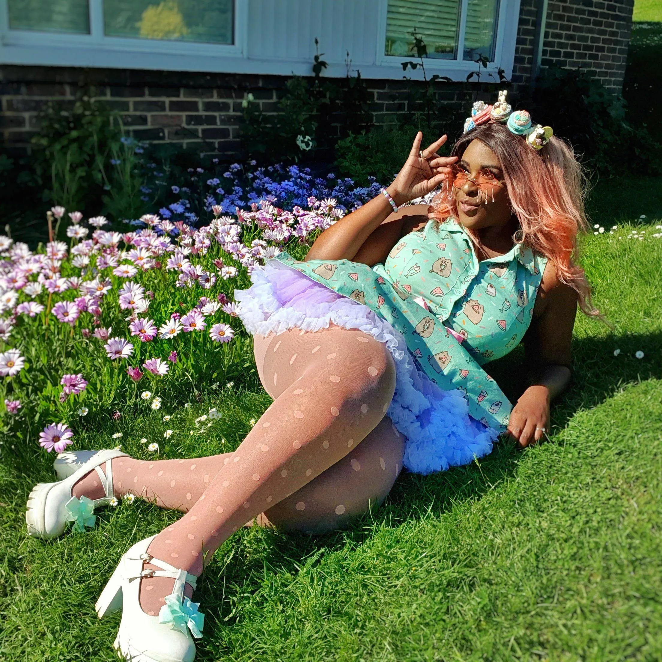 Polka Dot Strumpfhosen