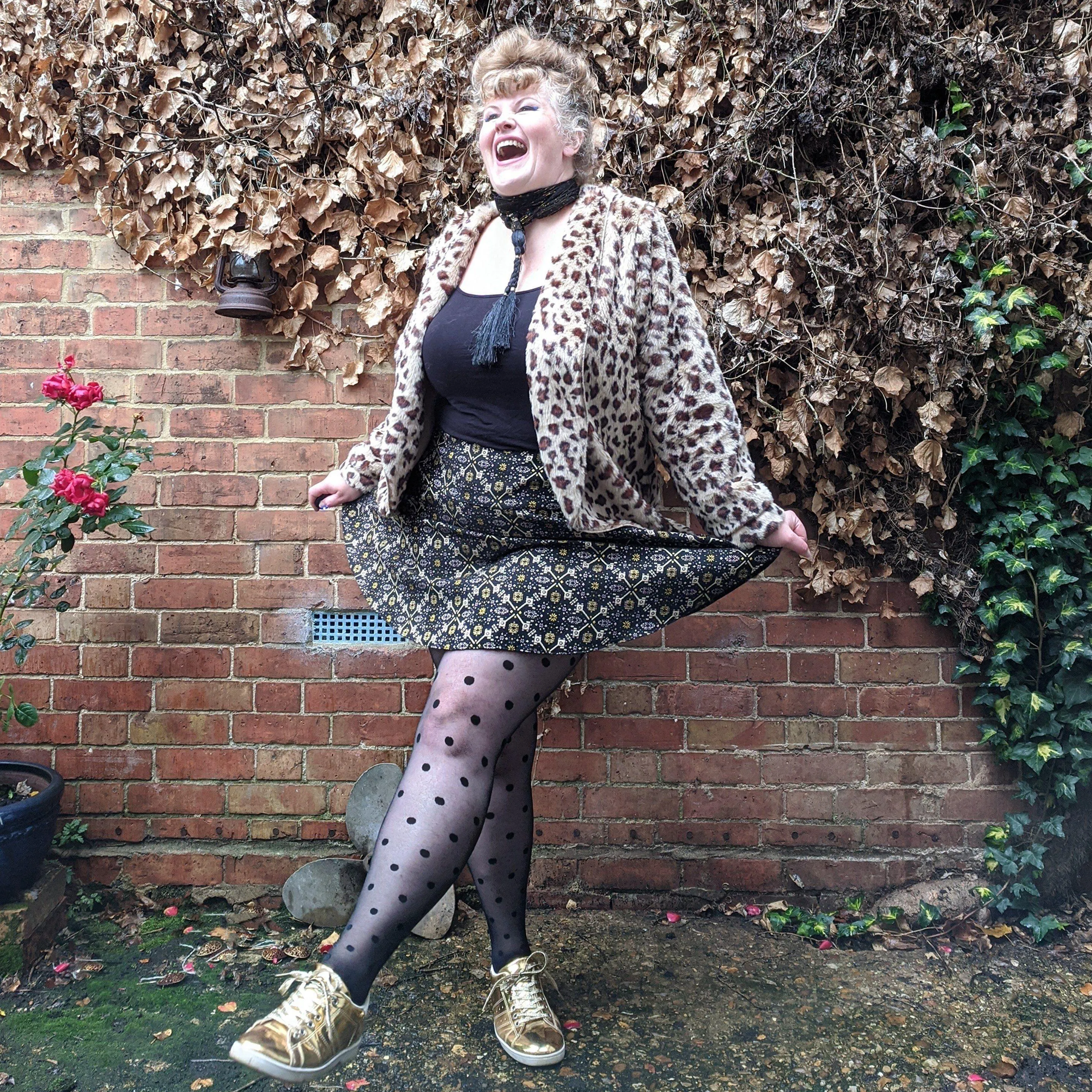 Polka Dot Strumpfhosen