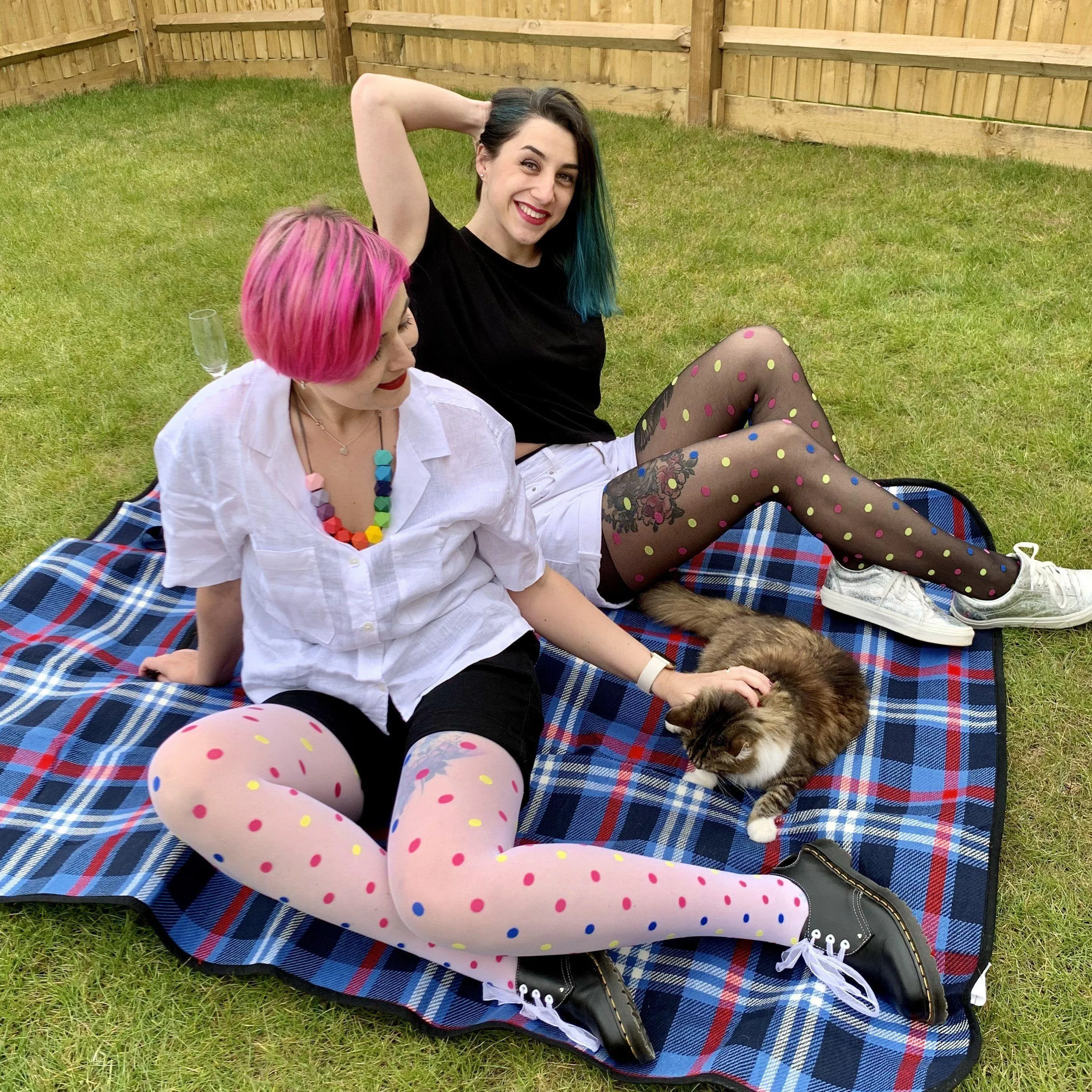 Polka Dot Strumpfhosen