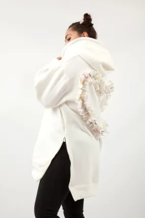 Poppy Hoodie White