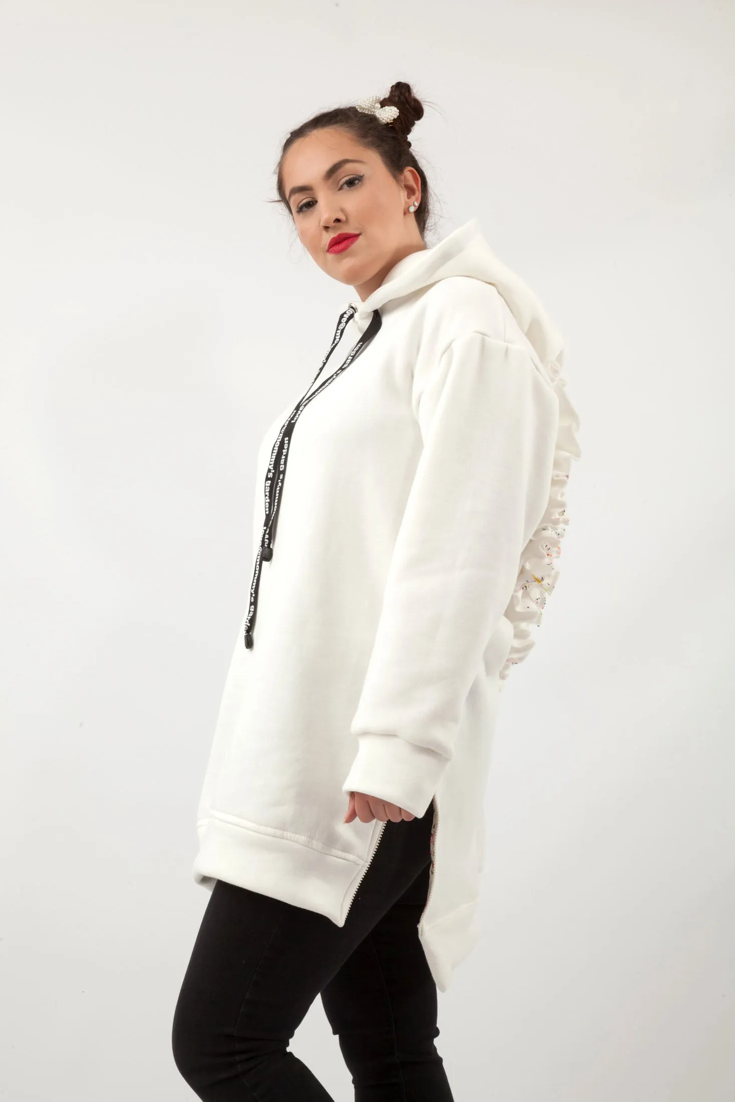 Poppy Hoodie White