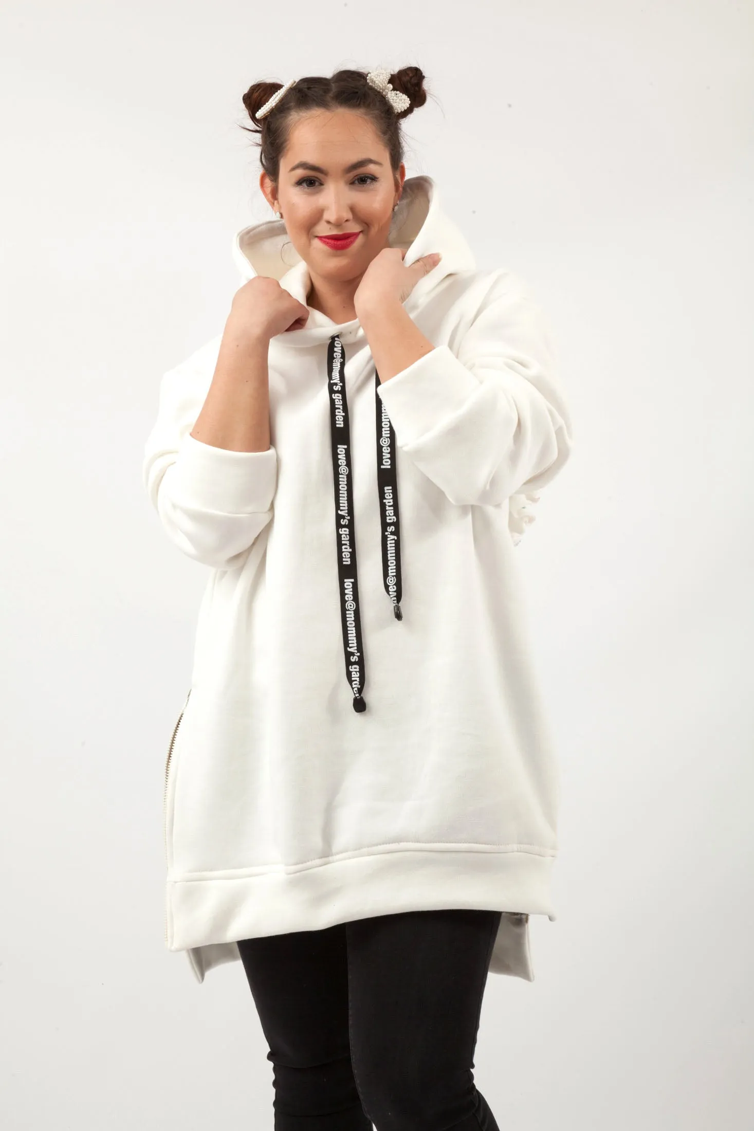 Poppy Hoodie White