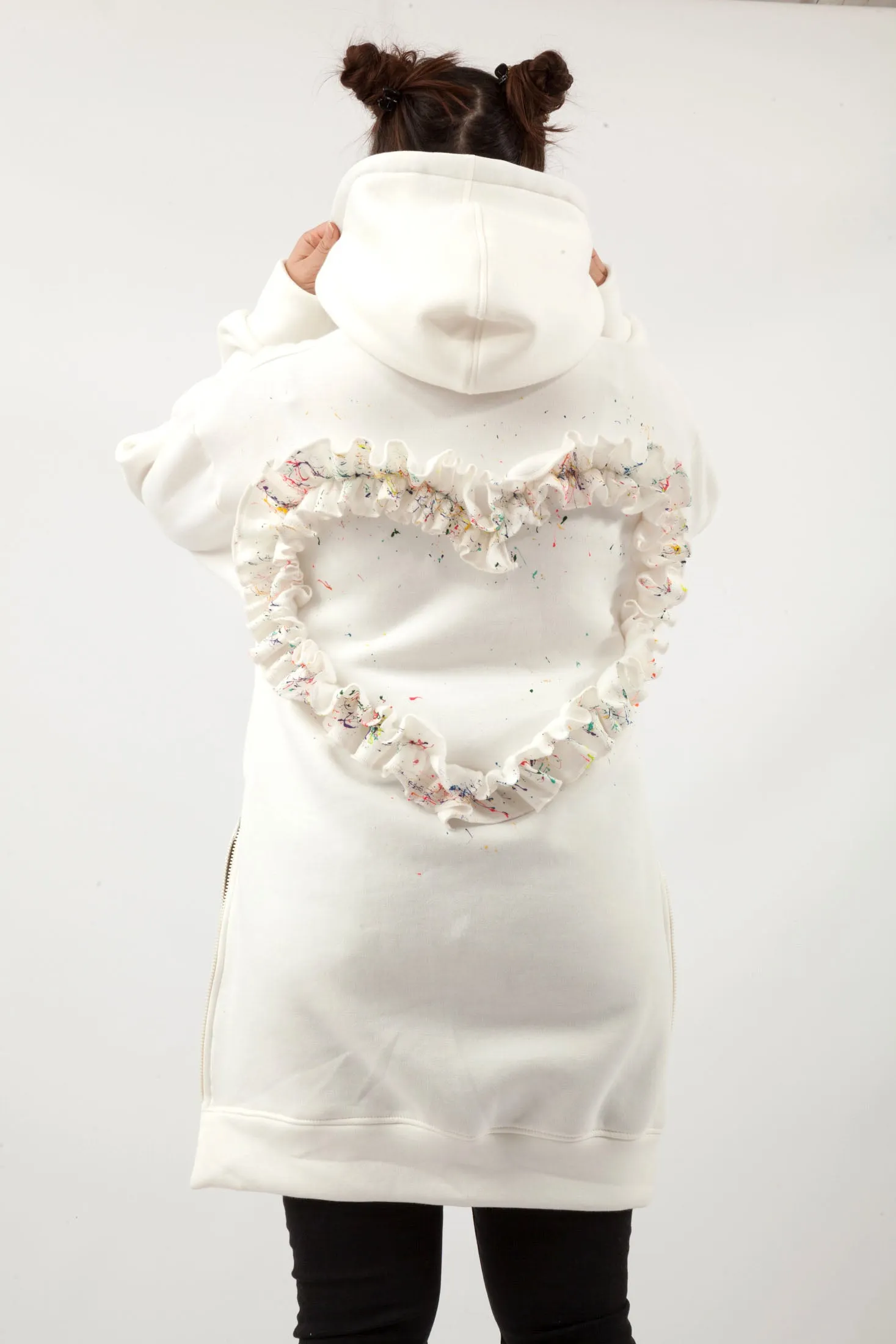 Poppy Hoodie White