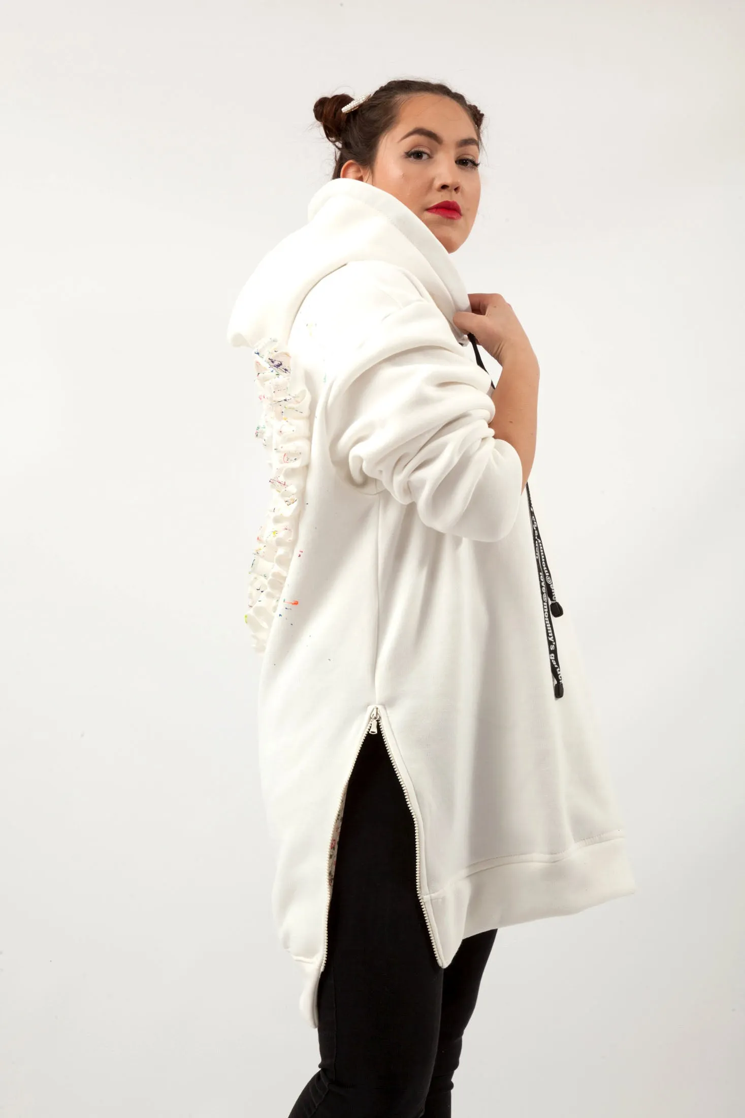 Poppy Hoodie White