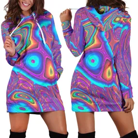 Psy Love | Womens Hoodie Dress | Hubert Solczynski
