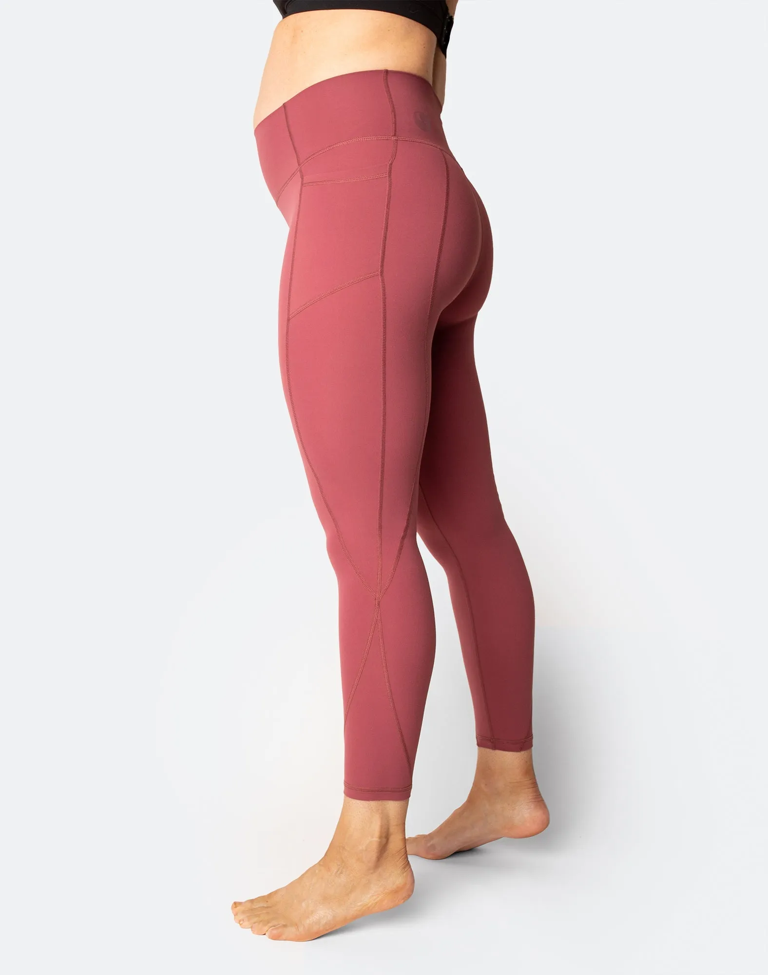 Relove ** Power FIT - High Waisted Tights 7/8 Rouge