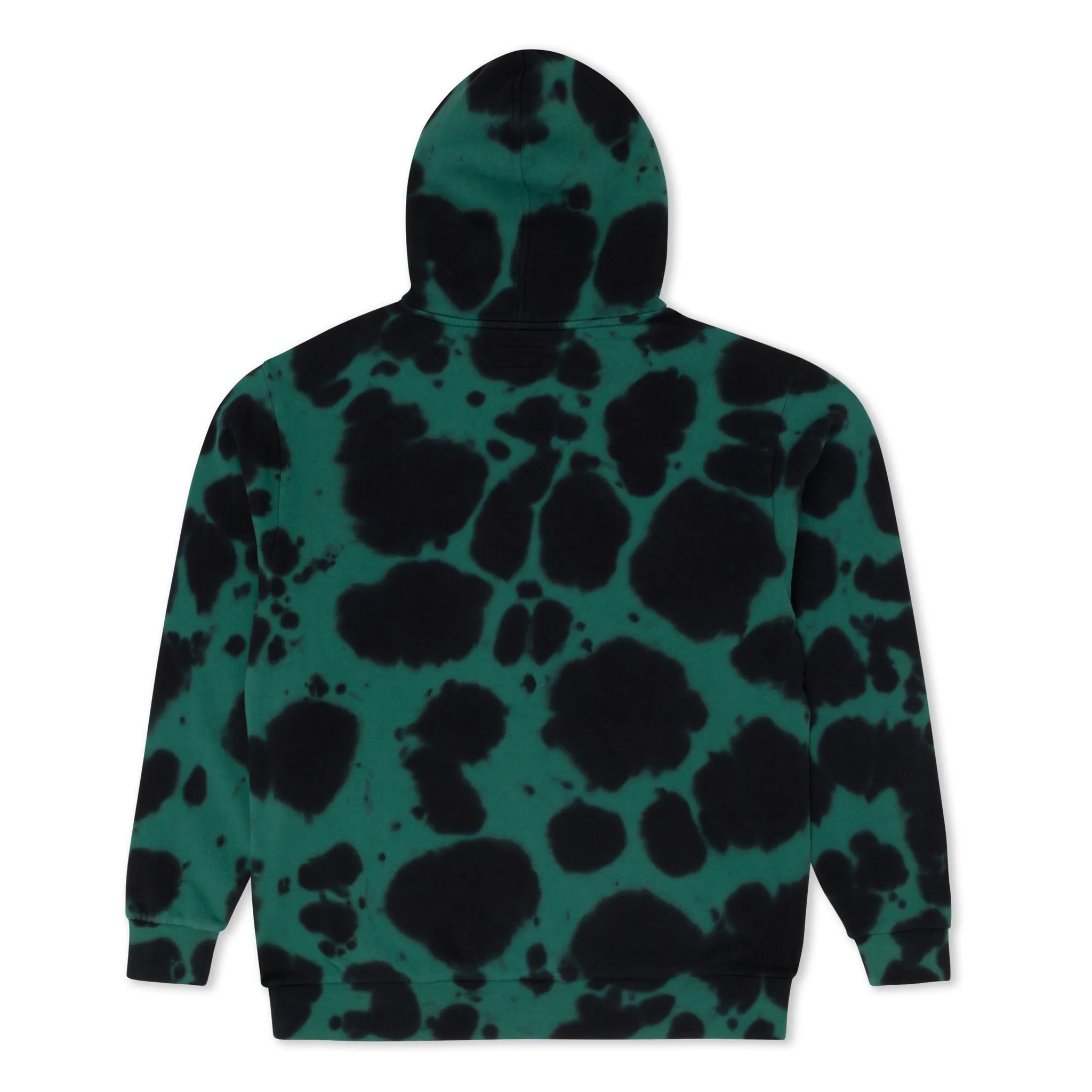 Ripntail Hoodie (Green/Black Tie Dye)