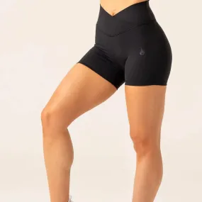 Ryderwear Momentum Cross Over Womens Scrunch Shorts