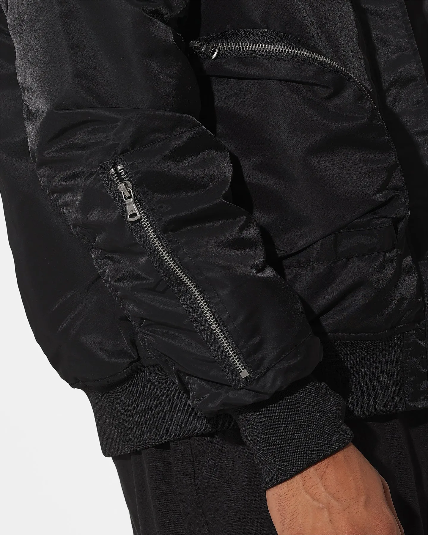 Saint Morta Technical Bomber Jacket Black