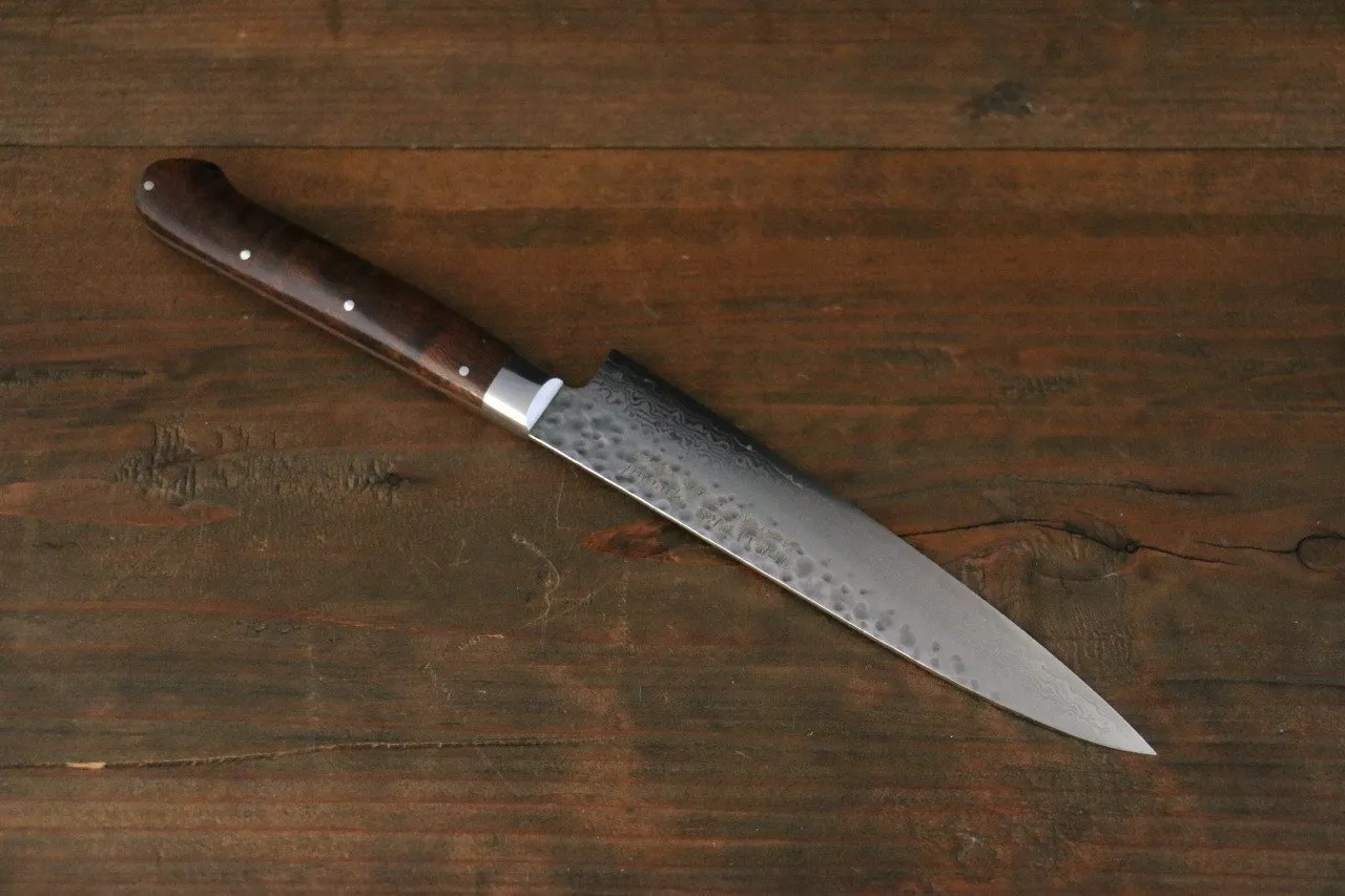 Sakai Takayuki VG10 17 Layer Damascus Petty-Utility 80mm Desert Ironwood Handle