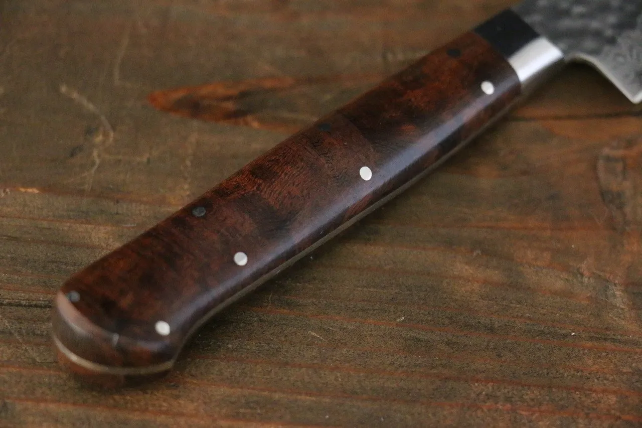 Sakai Takayuki VG10 17 Layer Damascus Petty-Utility 80mm Desert Ironwood Handle