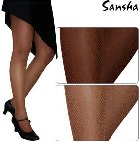 Sansha Women's Seamless Fishnet Dance Tights
