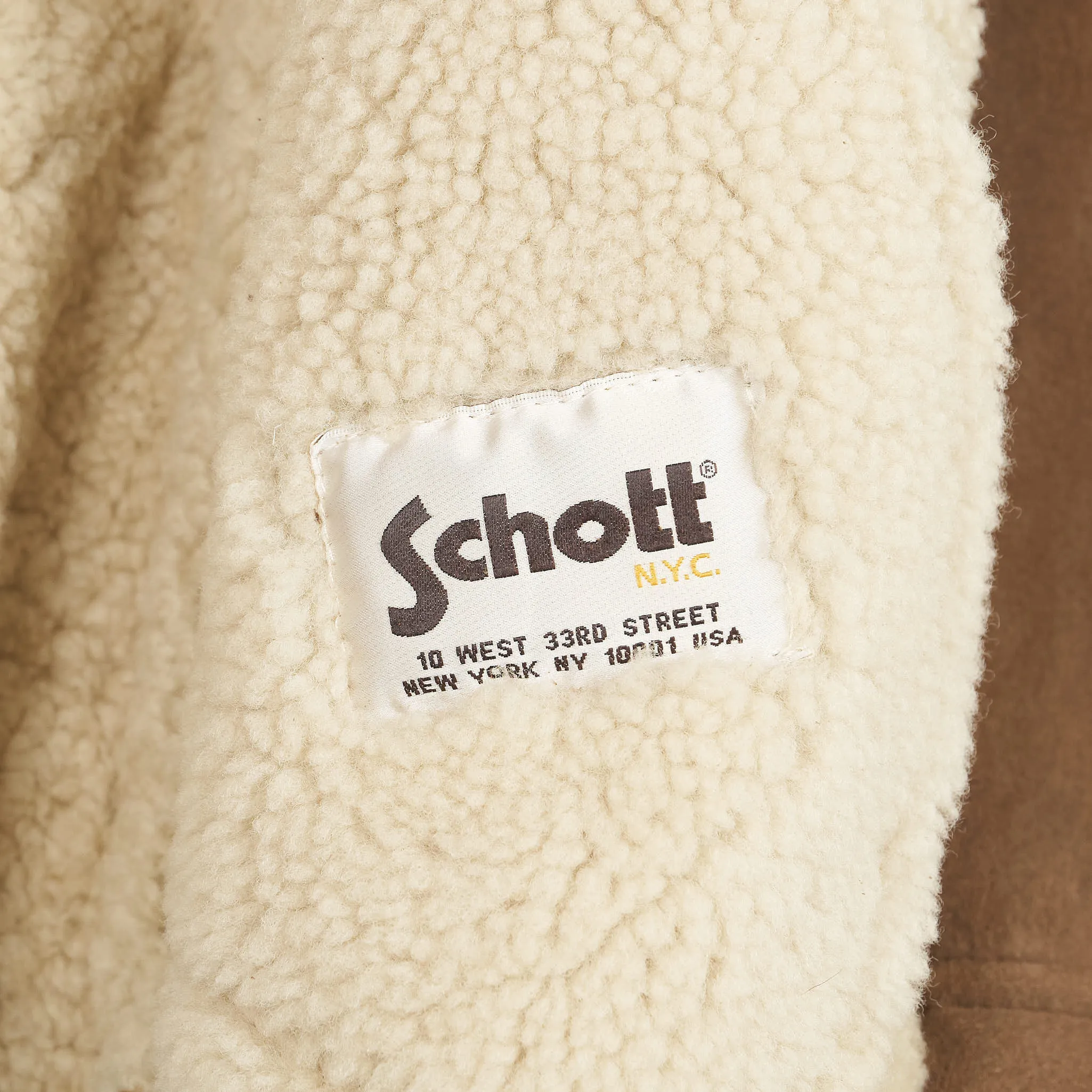 Schott N.Y.C. Classic Shearling Leather Jacket
