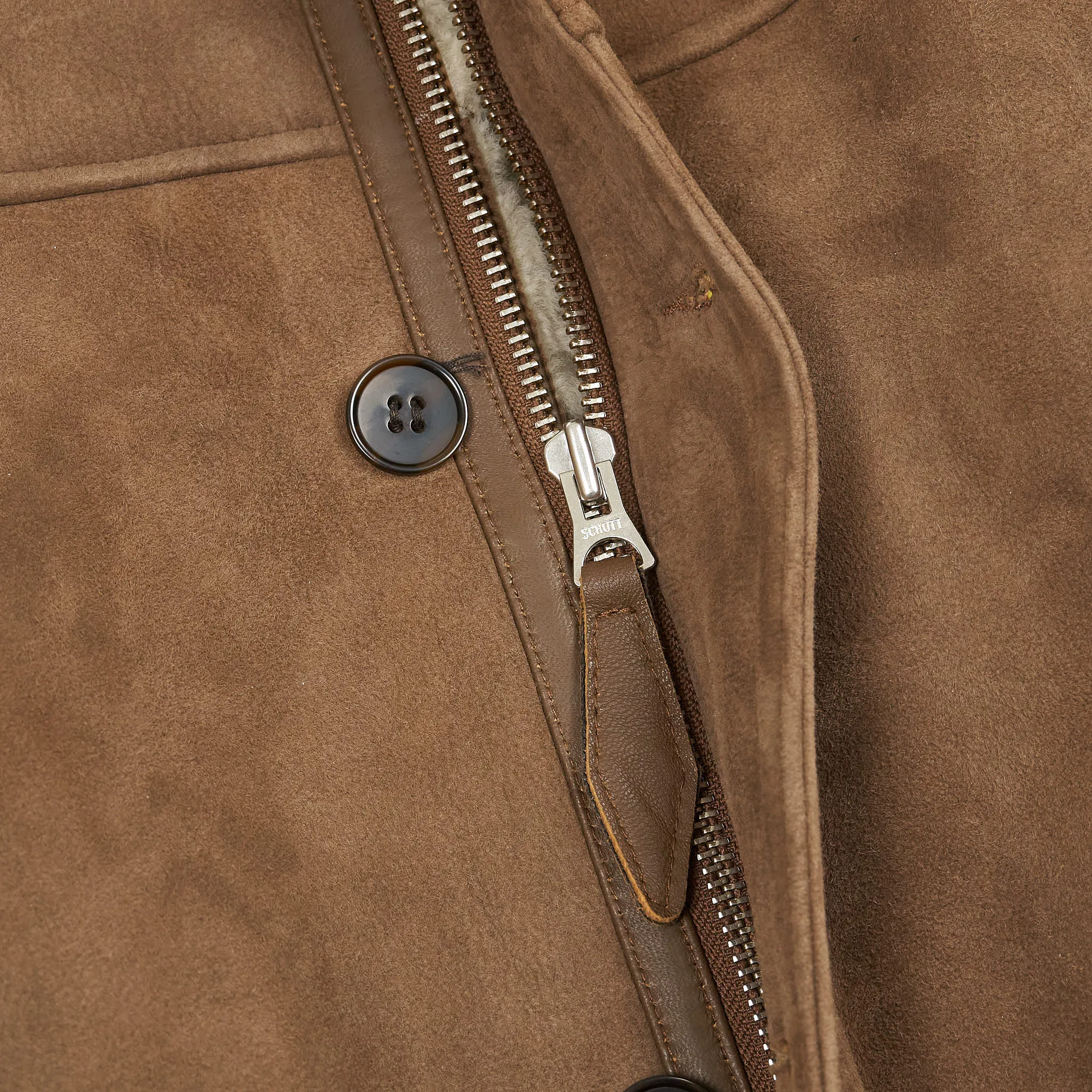 Schott N.Y.C. Classic Shearling Leather Jacket