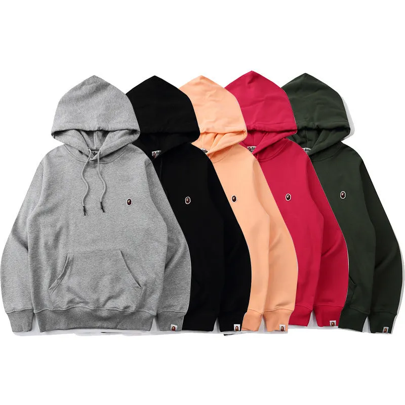 Shark Print Hoodie Autumn And Winter Men'S Long-Sleeved Hoodie Sweater