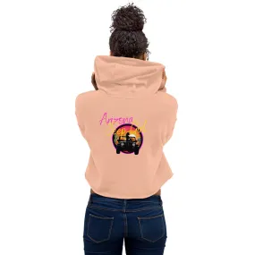 Shoreline Offroad Arizona Jeep Girl Crop Hoodie Off-road Apparel