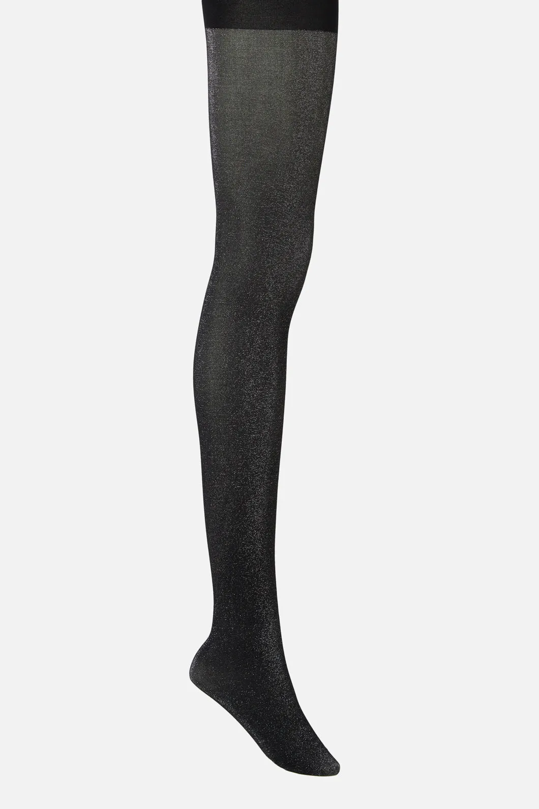 Silver Glitter Tights