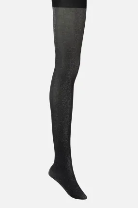 Silver Glitter Tights
