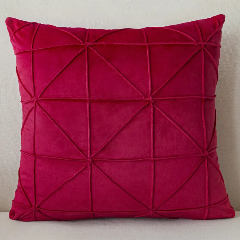 Solid Color Velvet Pillow Cushion Cover | Brodtica.com