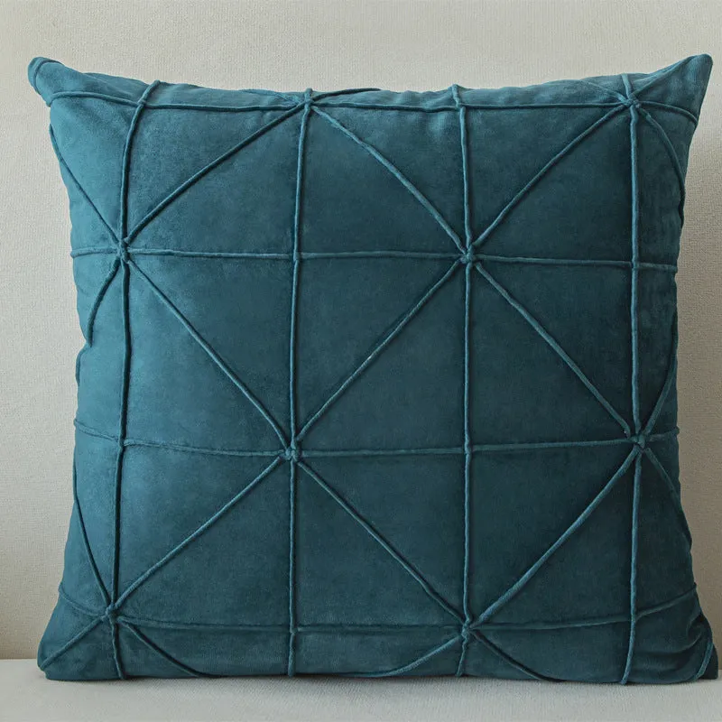 Solid Color Velvet Pillow Cushion Cover | Brodtica.com