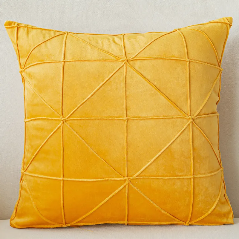 Solid Color Velvet Pillow Cushion Cover | Brodtica.com