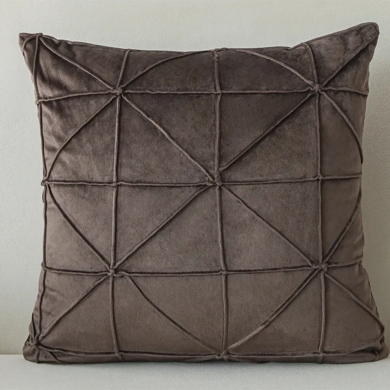 Solid Color Velvet Pillow Cushion Cover | Brodtica.com