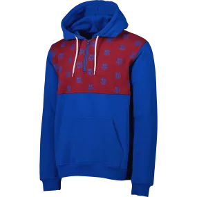 Sport Design Barcelona Pattern 1/4 Zip Hoodie