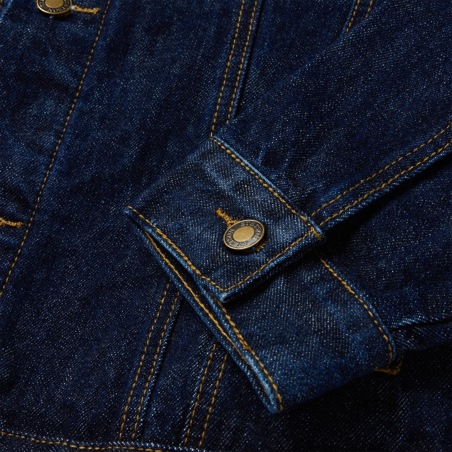 Stetson Men's Raw Denim Trucker Jacket