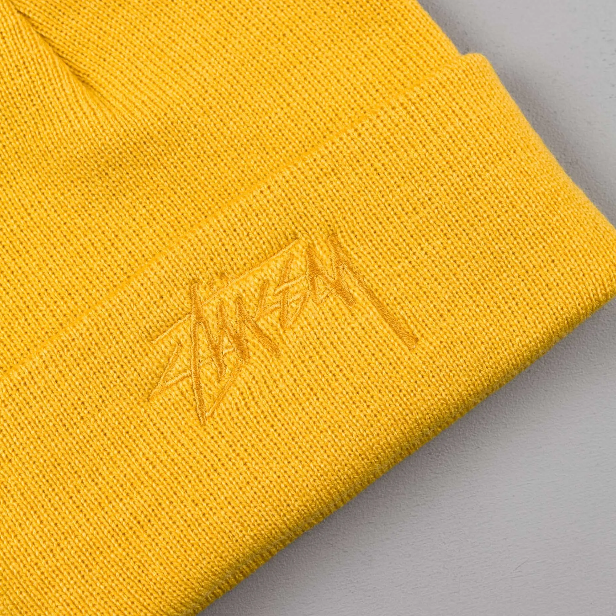 Stussy Tonal Stock Cuff Beanie - Mustard