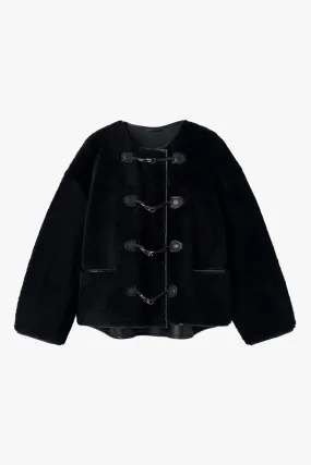 Teddy Shearling Clasp Jacket