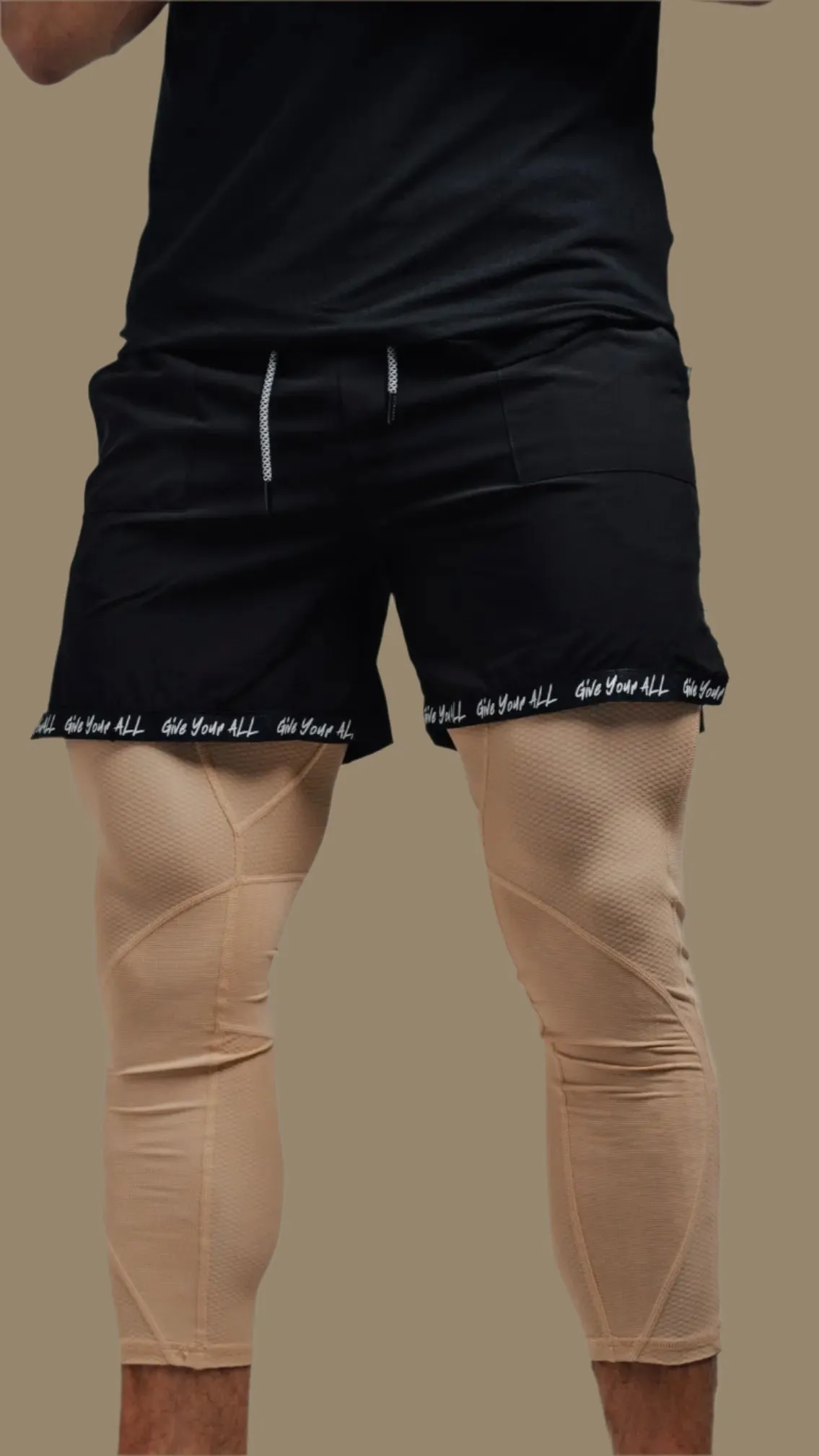 Total War Battle Vented Mesh Training Tight - King’s Gold