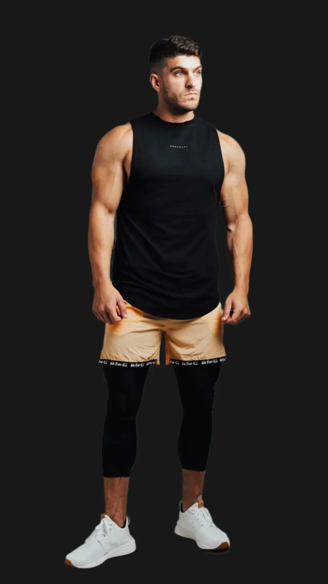 Total War Battle Vented Mesh Training Tight - Midnight Black