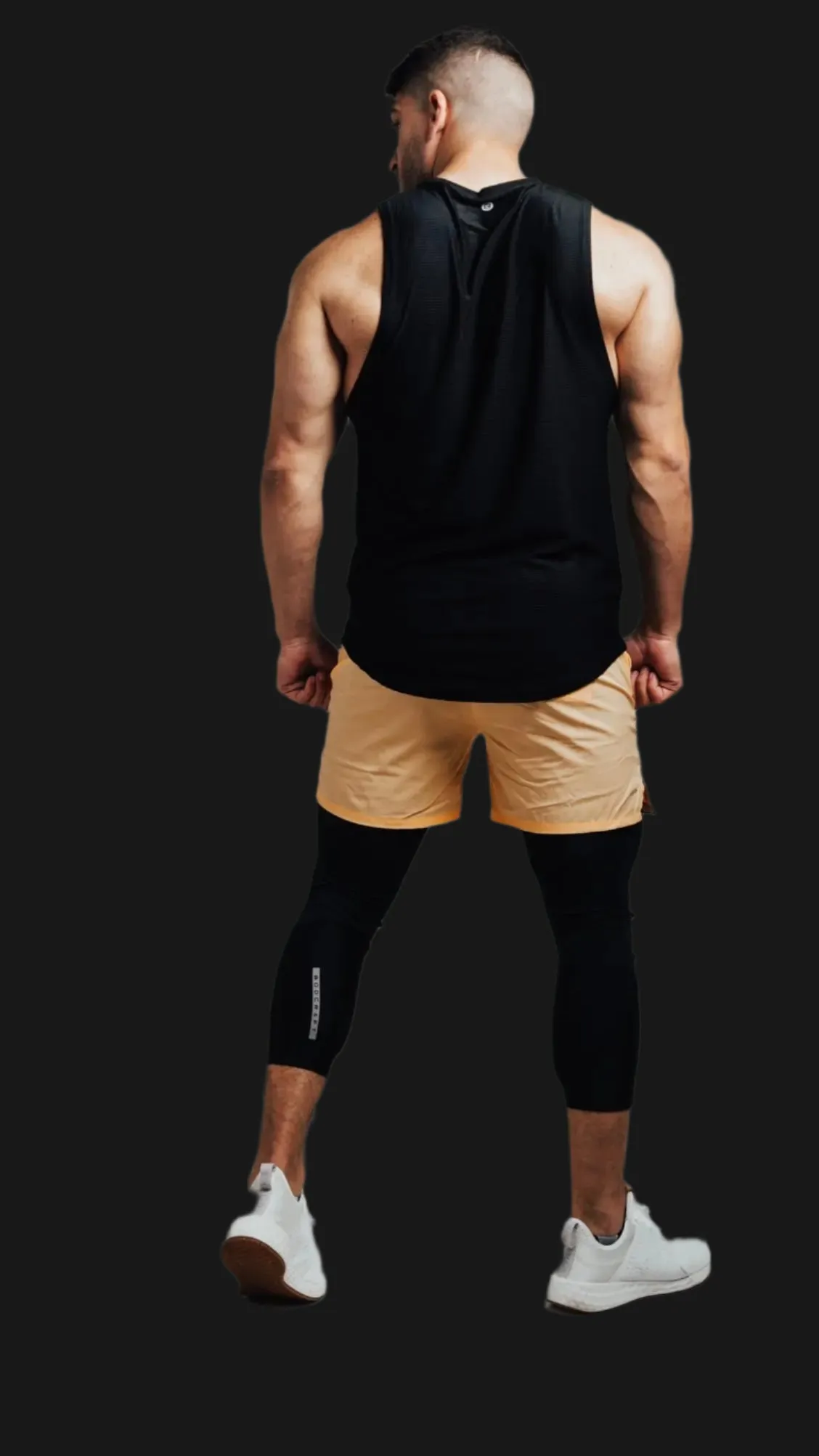 Total War Battle Vented Mesh Training Tight - Midnight Black
