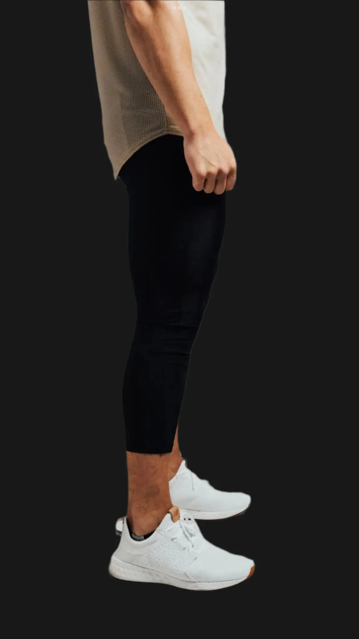 Total War Battle Vented Mesh Training Tight - Midnight Black