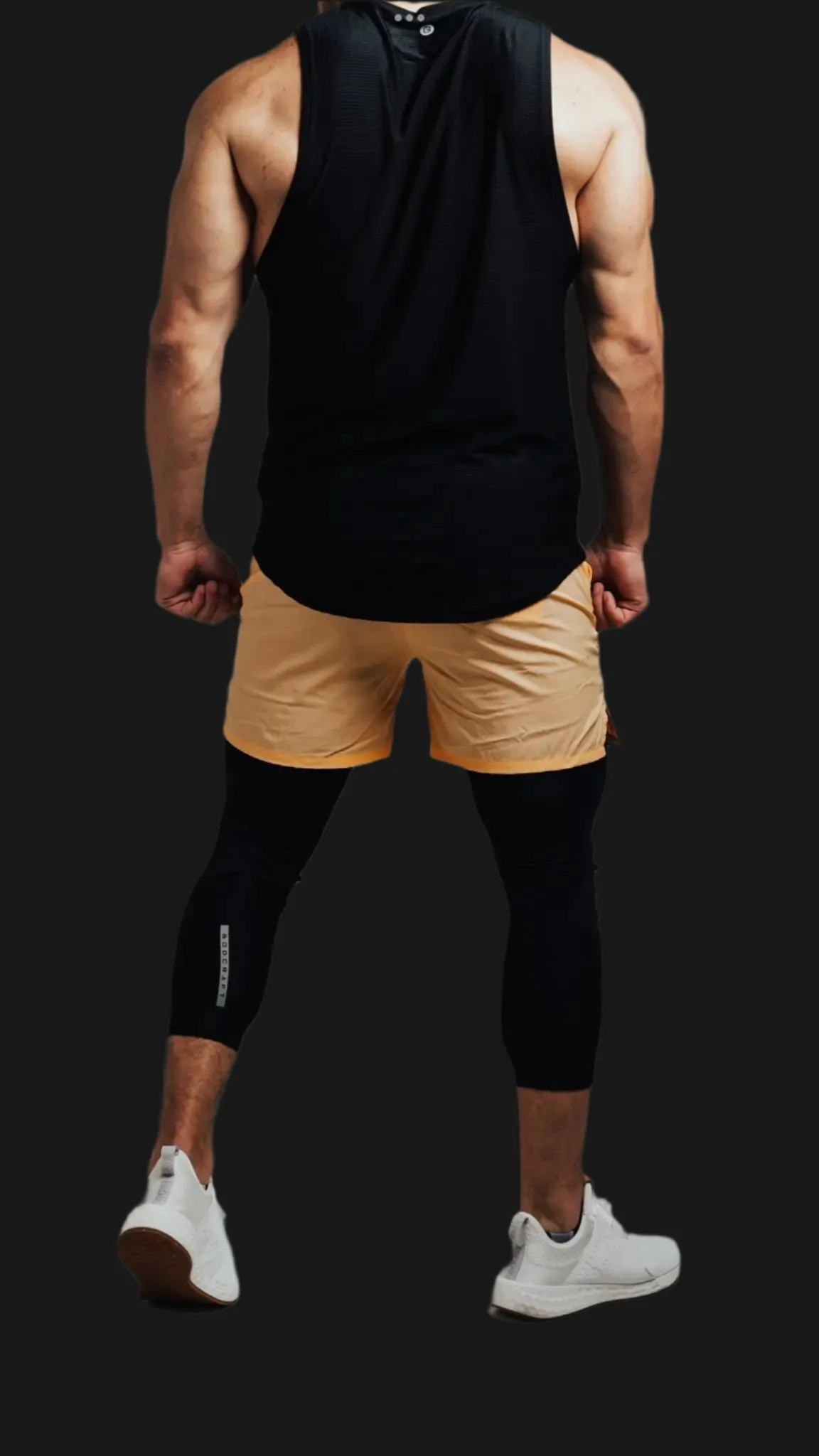 Total War Battle Vented Mesh Training Tight - Midnight Black