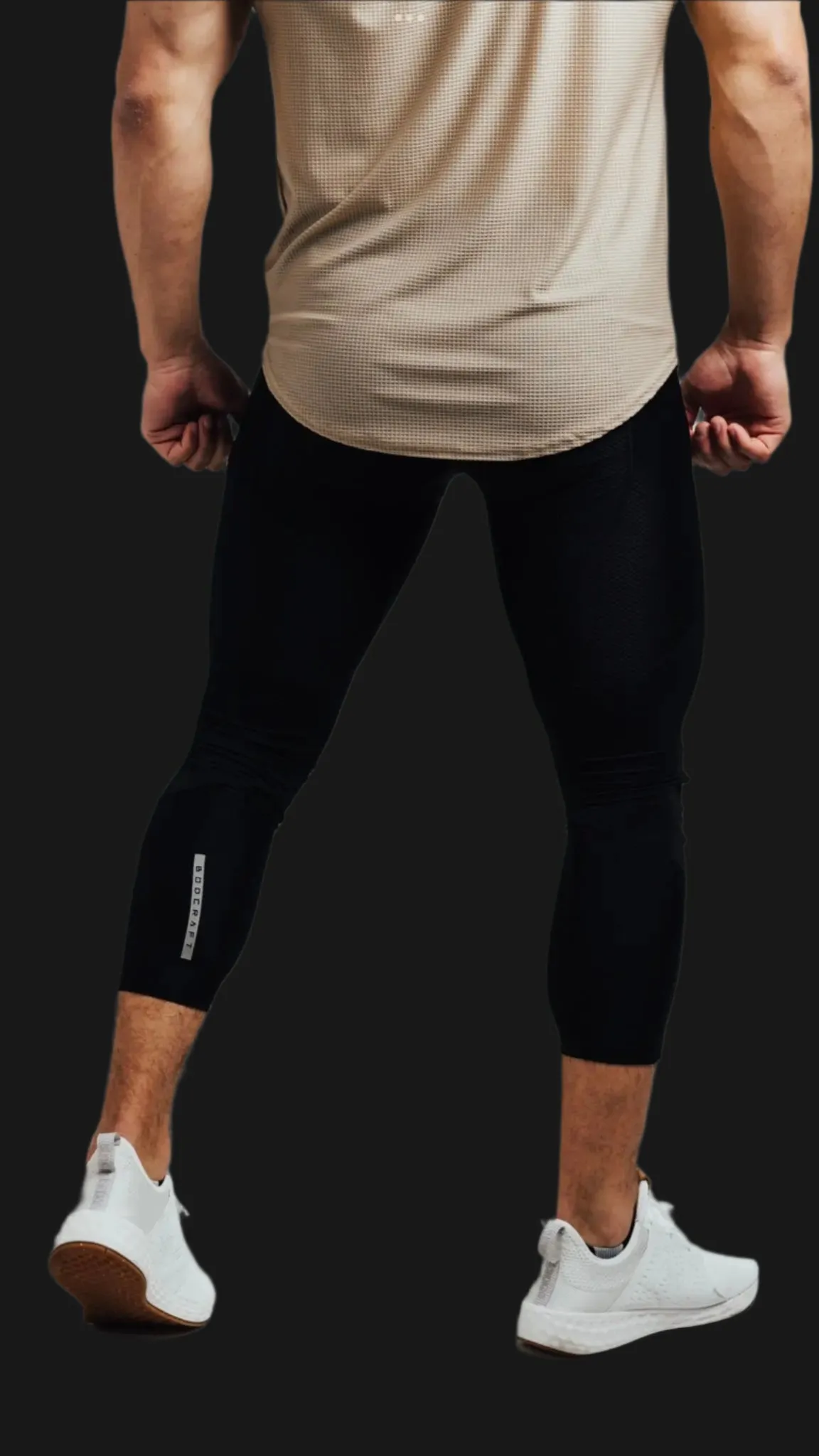 Total War Battle Vented Mesh Training Tight - Midnight Black