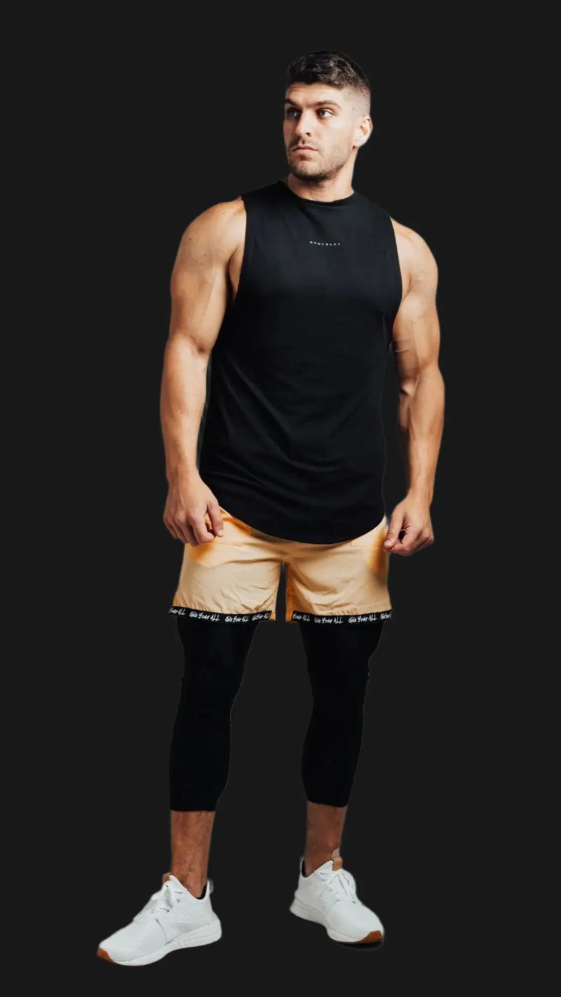 Total War Battle Vented Mesh Training Tight - Midnight Black