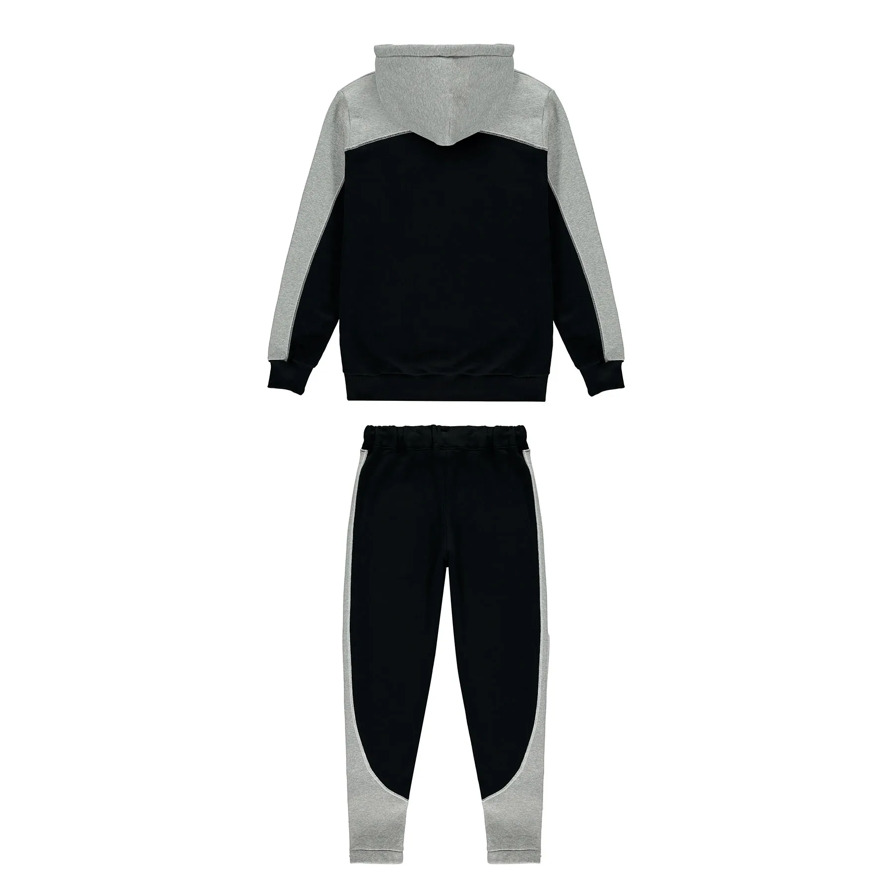 Trapstar Irongate Arch Chenille Hooded Tracksuit - Black/Blue/Grey