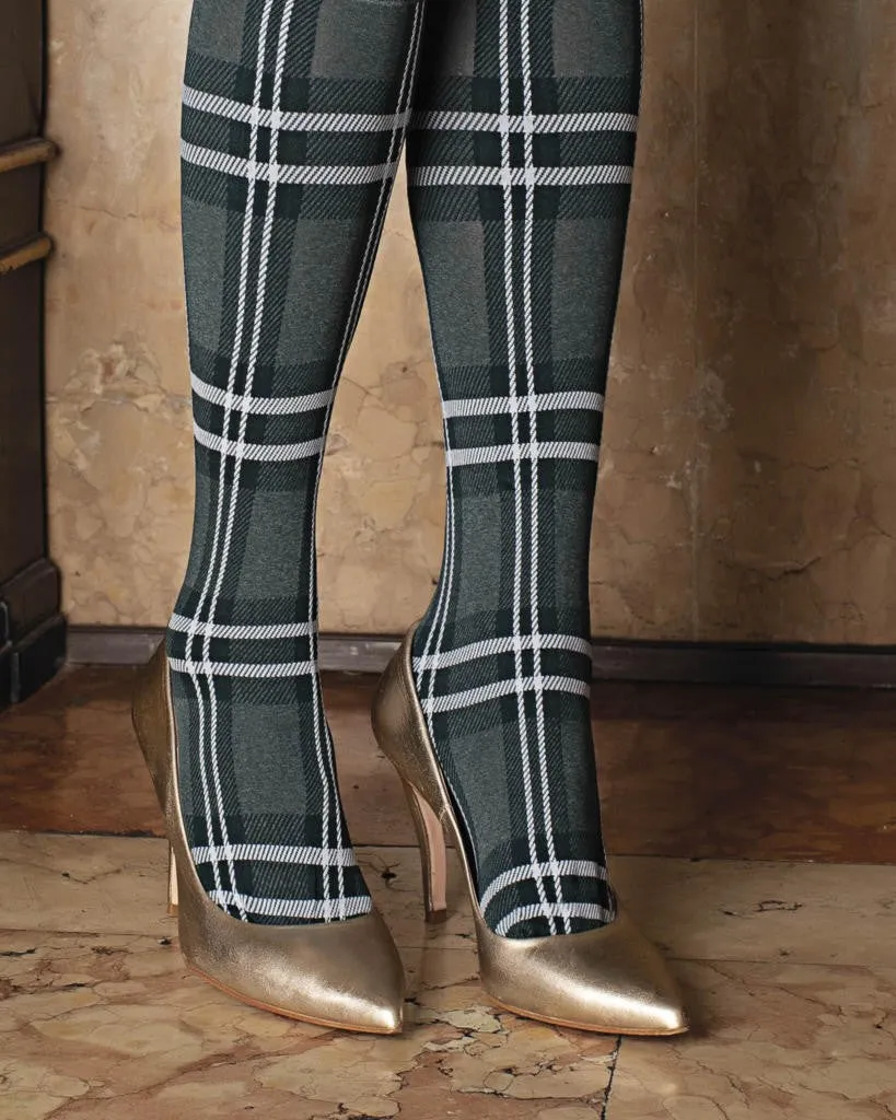 Trasparenze Gutturnio Tartan Tights