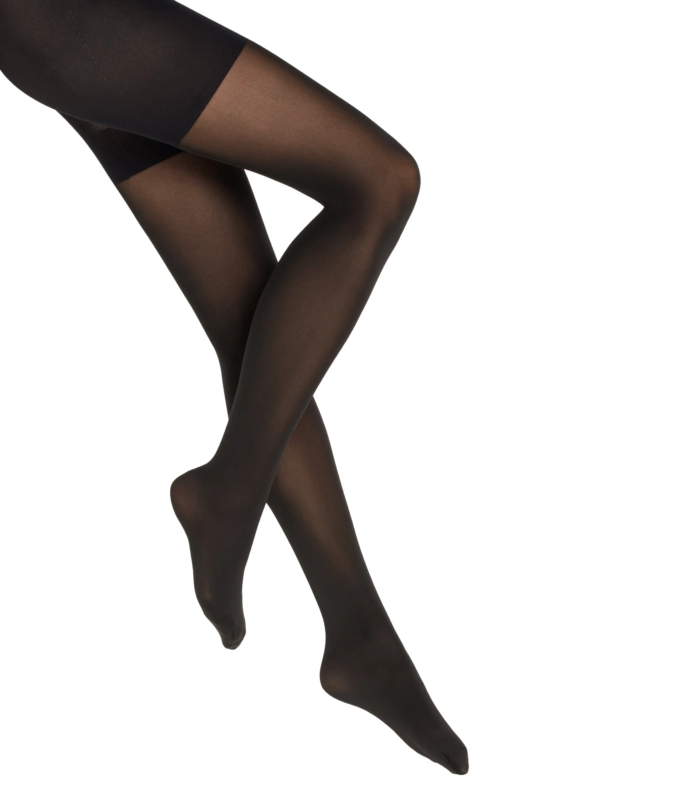 Tummy 66 Control Top Tights in Black