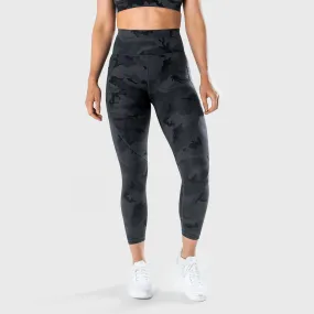 TWL - WOMEN'S ENERGY HIGH WAISTED 7/8TH TIGHTS - BLACK CAMO
