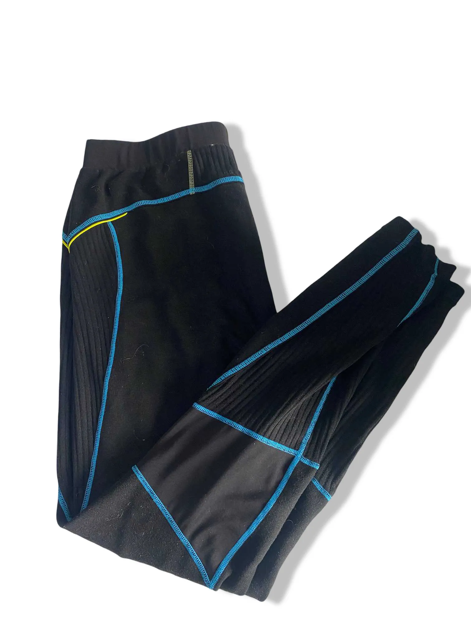 Vintage black men training muscle tight pant in XL|L32 W30| SKU  6306