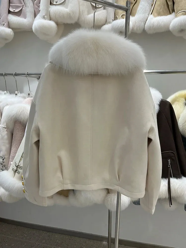 Women’s Real Fur Goose Down Jacket – Ultimate Winter Warmth and Style
