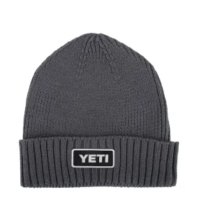 YETI Logo Beanie Hat Grey